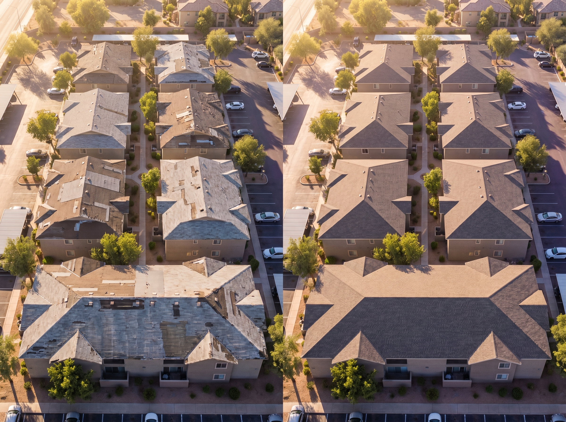 Apartment reroofing project