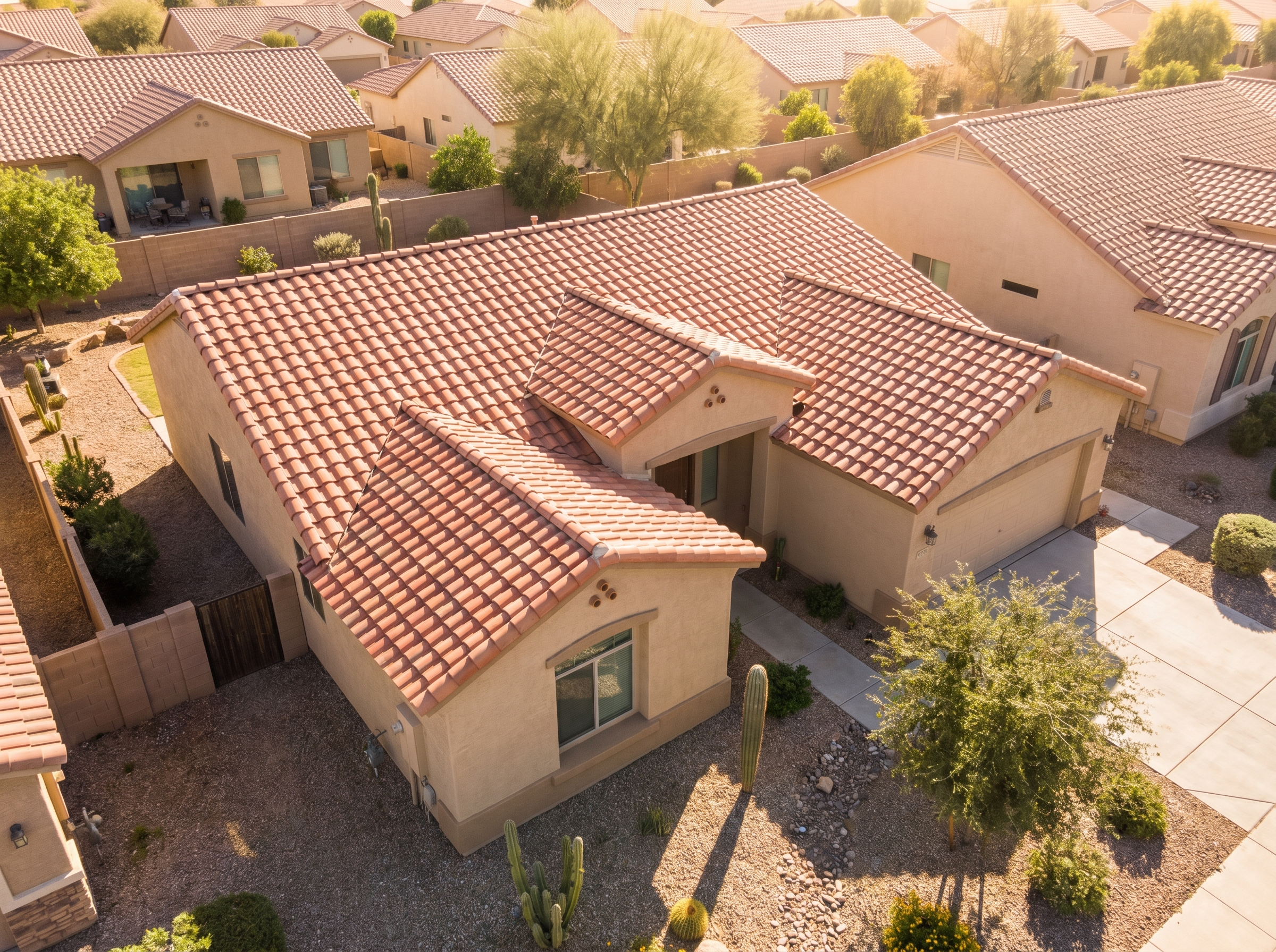 Advosy Construction crew completing a roofing project