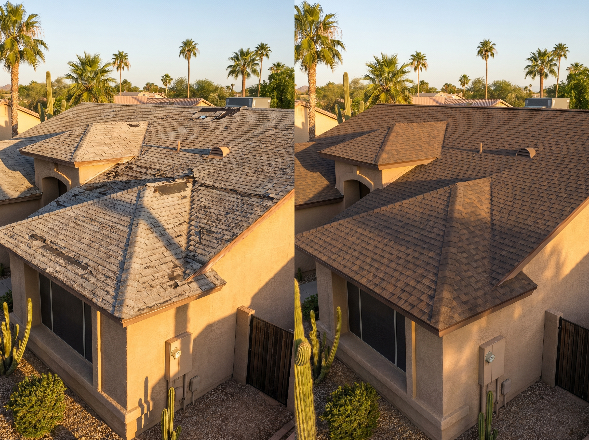 Shingle replacement project